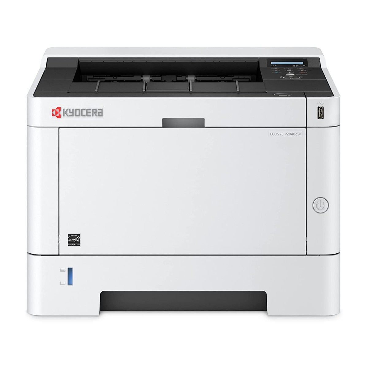 Kyocera Ecosys P2040DW A4, принтер, лазерный, черно-белый, 40стр/мин, 1200dpi, 800МГц, 256Мб, 100+250, WiFi/USB/Ethernet, 3600стр/картридж, (1102RY3NL0)(040256)