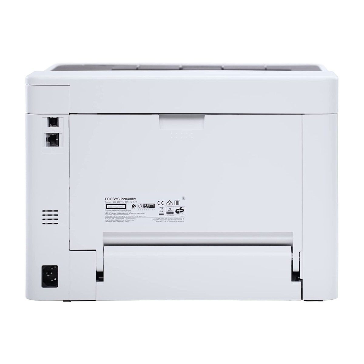 Kyocera Ecosys P2040DW A4, принтер, лазерный, черно-белый, 40стр/мин, 1200dpi, 800МГц, 256Мб, 100+250, WiFi/USB/Ethernet, 3600стр/картридж, (1102RY3NL0)(040256)