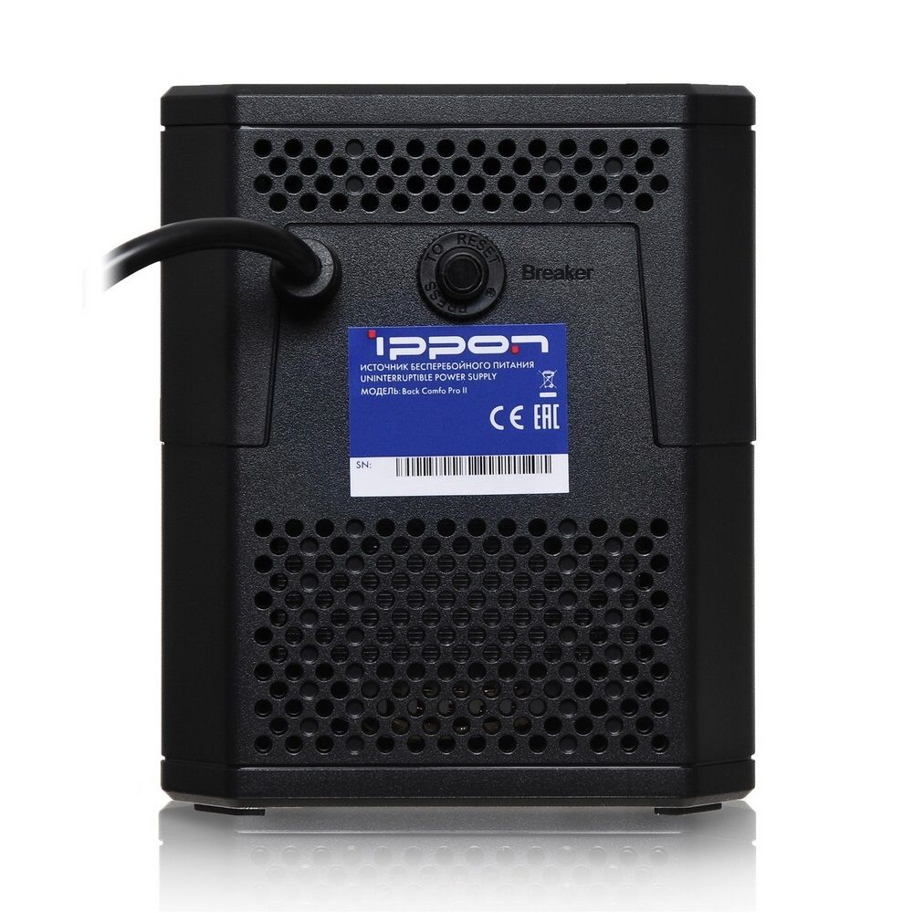 Источник бесперебойного питания IPPON ИБП Ippon Back Comfo Pro II 650 1189988 Line-interactive 360W/650VA (298940)