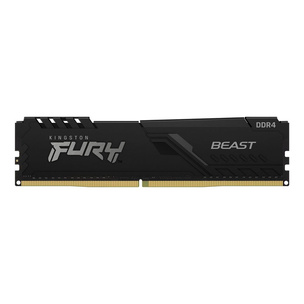Модуль памяти Kingston FURY Beast Black Gaming Memory KF426C16BB/8 8GB DDR4 2666 DIMM Non-ECC, CL16, 1.2V, 1Gx8 RTL, {25} (320183)