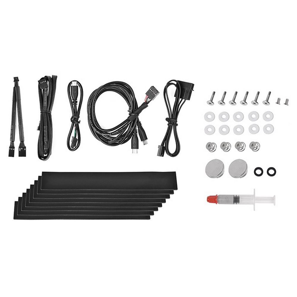 Водоблок для СЖО Thermaltake Pacific V-RTX 3070 Plus (CL-W312-CU00SW-A) DIY LCS/VGA Water Block/CU+PMMA/LED Software |CL-W312-CU00SW-A| Control/ASUS STRIX RTX 3070 (527958)