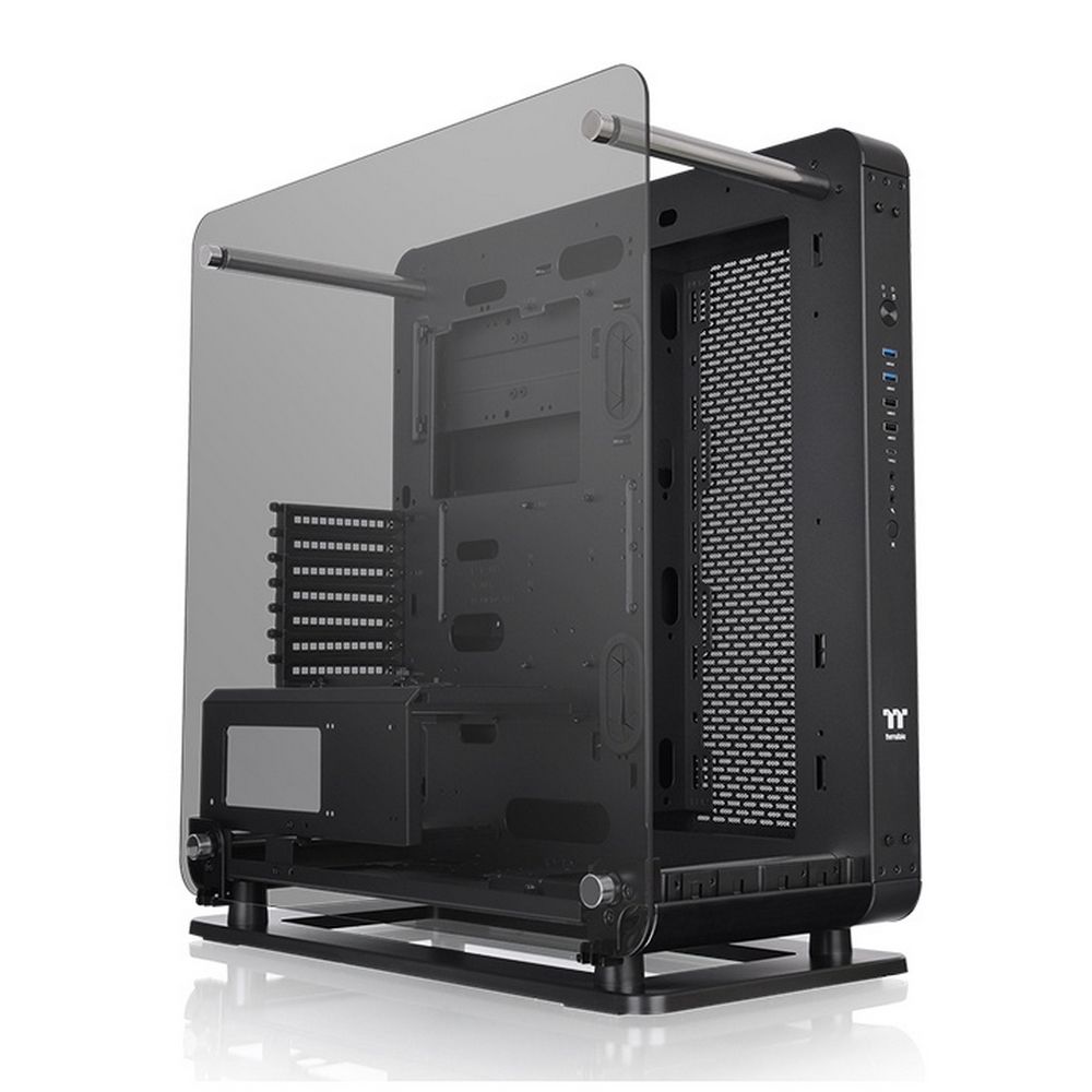 Корпус Thermaltake Core P6 TG CA-1V2-00M1WN-00 Black/Wall Mount/SPCC/4mm Tempered Glass*3 (528580)