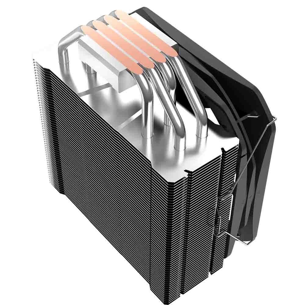Вентилятор PCCooler GI-Paladin 400 Кулер S115X/1200/AM4 (24 шт/кор, TDP 200W, 130mm PWM FAN, 4 тепловые трубки 6мм, 800-1600RPM, 18-28,6dBa) {24} (105794)