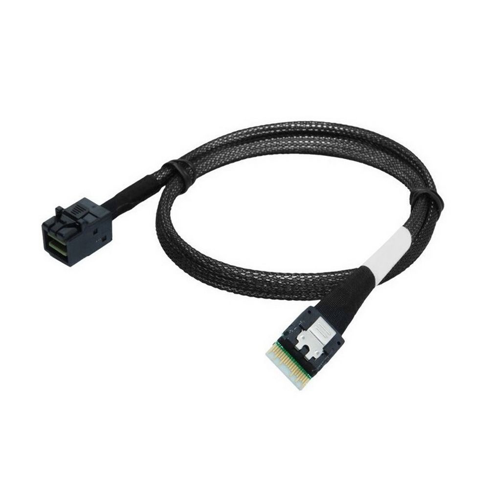 Кабель SuperMicro CBL-SAST-1285-100 Slimline SAS x4 to MINI SAS HD (SFF8643), INT, 85CM (427048)