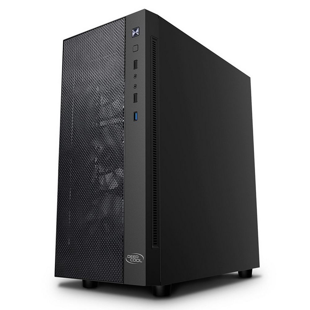 Корпус Deepcool MATREXX 55 MESH ADD-RGB 4F (714149) E-ATX, CPU Height 165mm, VGA max 370mm, USB 2.0 x 2, USB 3.0 x «1, Audio x 1, Mic x 1, int. 3.5» x 2 , 2.5» x 4, Ext. 5.25» x 0, 3.5» x 0 (714149) (DP-ATX-MATREXX55-MESH-AR-4F)»