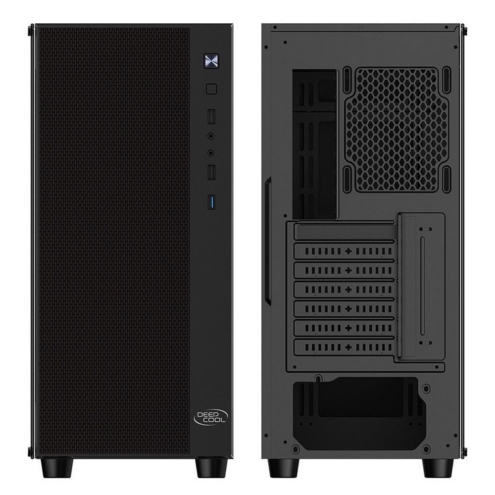 Корпус Deepcool MATREXX 55 MESH ADD-RGB 4F (714149) E-ATX, CPU Height 165mm, VGA max 370mm, USB 2.0 x 2, USB 3.0 x «1, Audio x 1, Mic x 1, int. 3.5» x 2 , 2.5» x 4, Ext. 5.25» x 0, 3.5» x 0 (714149) (DP-ATX-MATREXX55-MESH-AR-4F)»