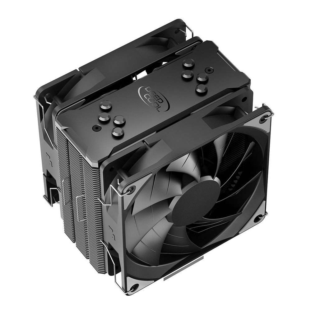Вентилятор Deepcool GAMMAXX 400 EX RTL {12} (727057) (Height 157.5mm, 6mm x 4pcs, Fan 120mm x 2, 500;1500RPM ±10%, < 27,6 dB(A), 4-pin PWM, TDP 180W, Al+Cu, Screw, Socket AMD AM4/Intel LGA1200/115x) (727057)