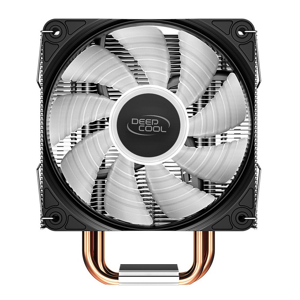 Вентилятор Deepcool GAMMAXX 400K RTL {20} (708131) (Height 155mm, 6mm x 4pcs, Fan 120mm RGB, 500;1500RPM ±10%, < 27 dB(A), 4-pin PWM, TDP 180W, Al+Cu, Screw, Socket AMD AM4/Intel LGA1700/1200/115x) (708131)