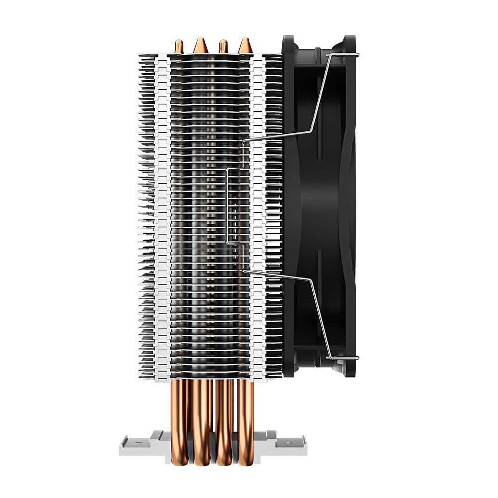 Вентилятор Deepcool GAMMAXX 400K RTL {20} (708131) (Height 155mm, 6mm x 4pcs, Fan 120mm RGB, 500;1500RPM ±10%, < 27 dB(A), 4-pin PWM, TDP 180W, Al+Cu, Screw, Socket AMD AM4/Intel LGA1700/1200/115x) (708131)