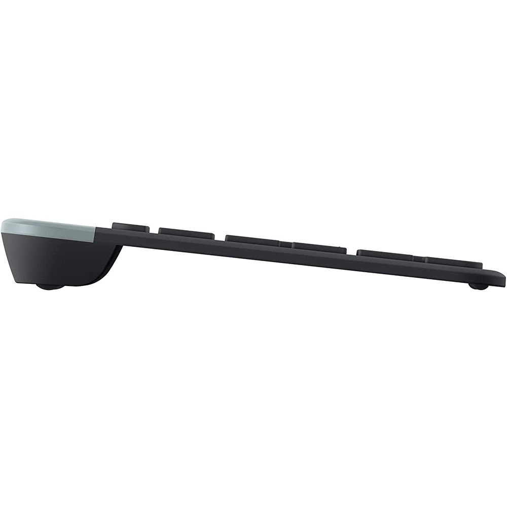 Комплект клавиатура и мышь Logitech Комплект беспроводной Logitech MK470 Slim |920-009206| клавиатура черно-серая, токопрофильная, 102 |920-009206| клавиши, мышь черная, компактная, оптическая 1000dpi, 3 кнопки, 2.4GHz, USB-ресивер (086449)(086623) {4}