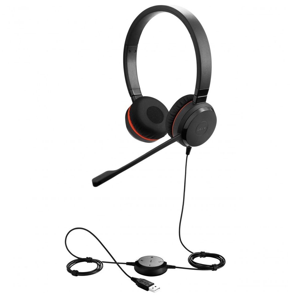 Гарнитура проводная Jabra EVOLVE 20 SE, Stereo, UC / USB-A /