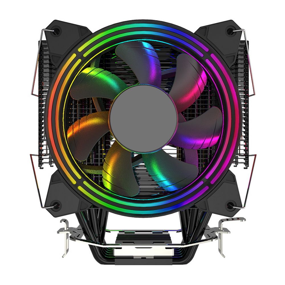 Вентилятор ALSEYE H120D v2 Universal (screw), TDP 200W, h-154mm, Heat Pipe:6mm*6pcs, 800;2000RPM, 11.6-35.3dB(A), RGB, RTL {18} (875309)