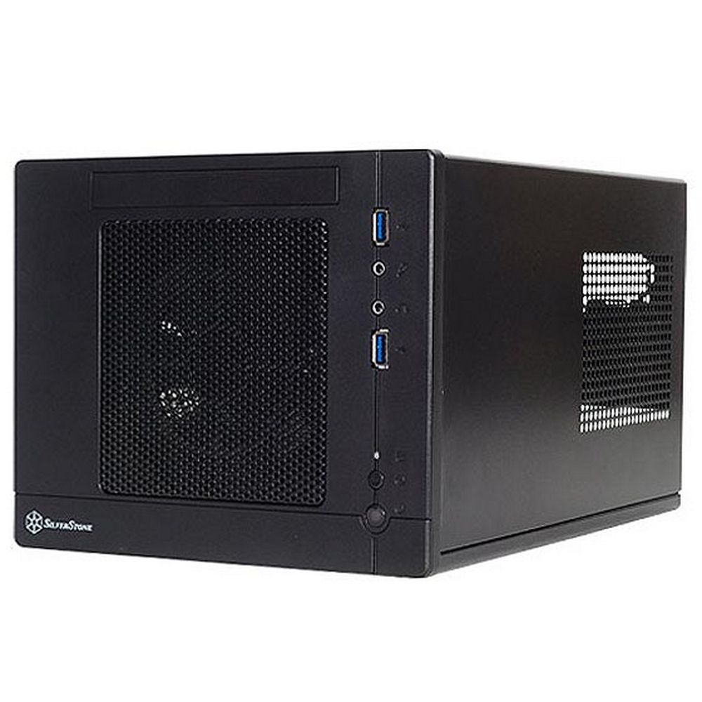 Корпус Silverstone SST-SG05BB-Lite USB 3.0 USB 3.0 Sugo Mini-ITX Compact Computer Cube Case, black, RTL {4}