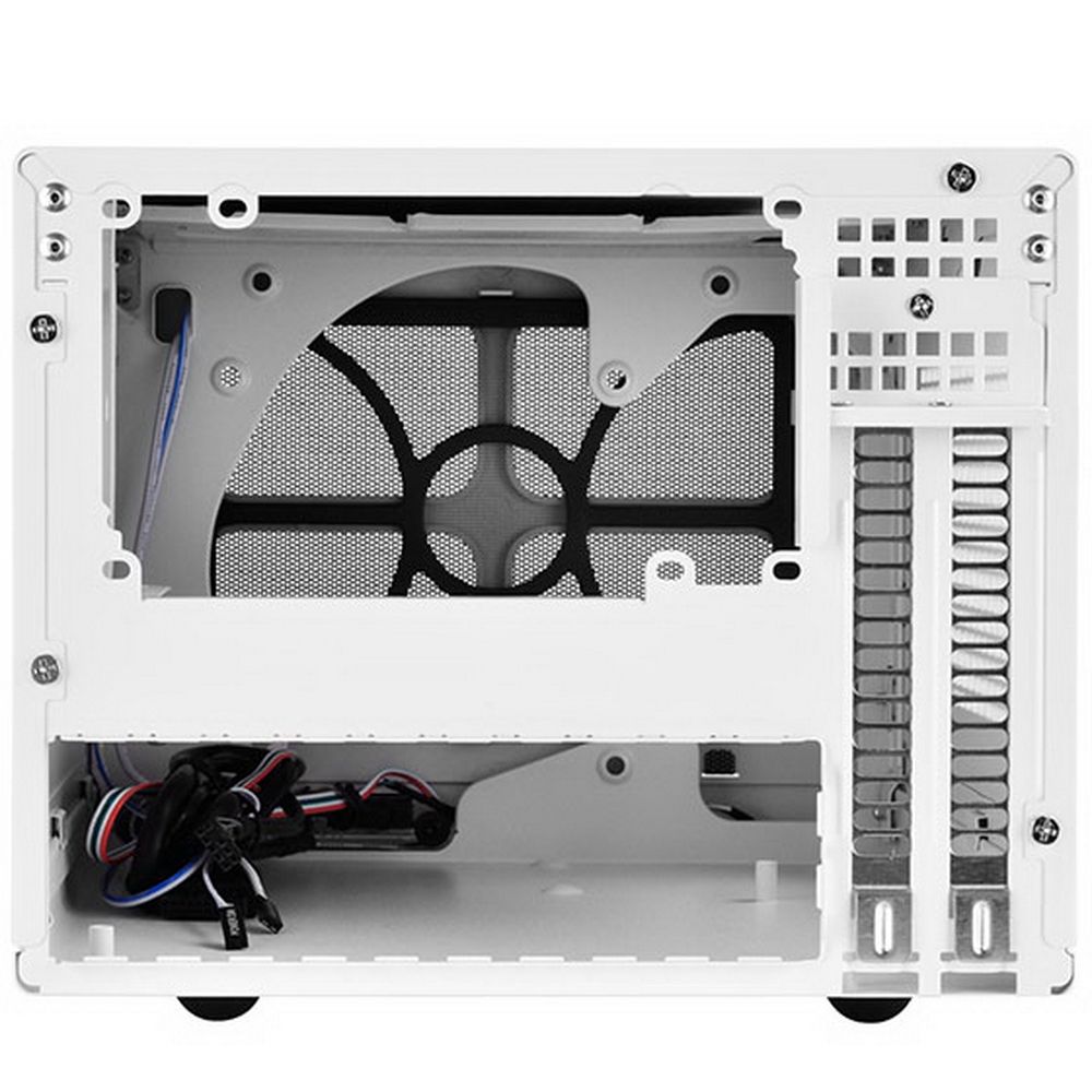 Корпус Silverstone SST-SG13WB-Q (USB 3.0) Sugo Mini-ITX Compact Computer Cube Case, Plastic Front Panel with Faux Aluminum Finish, black white, RTL {4}