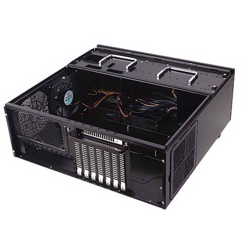 Корпус Silverstone SST-GD07B Grandia HTPC ATX Computer Case, Silent High Airflow Performance, black (968875)