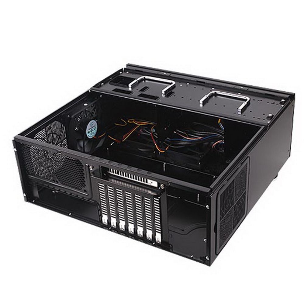 Корпус Silverstone SST-GD08B Grandia HTPC ATX Computer Case, Silent High Airflow Performance, black (814216) (968882)