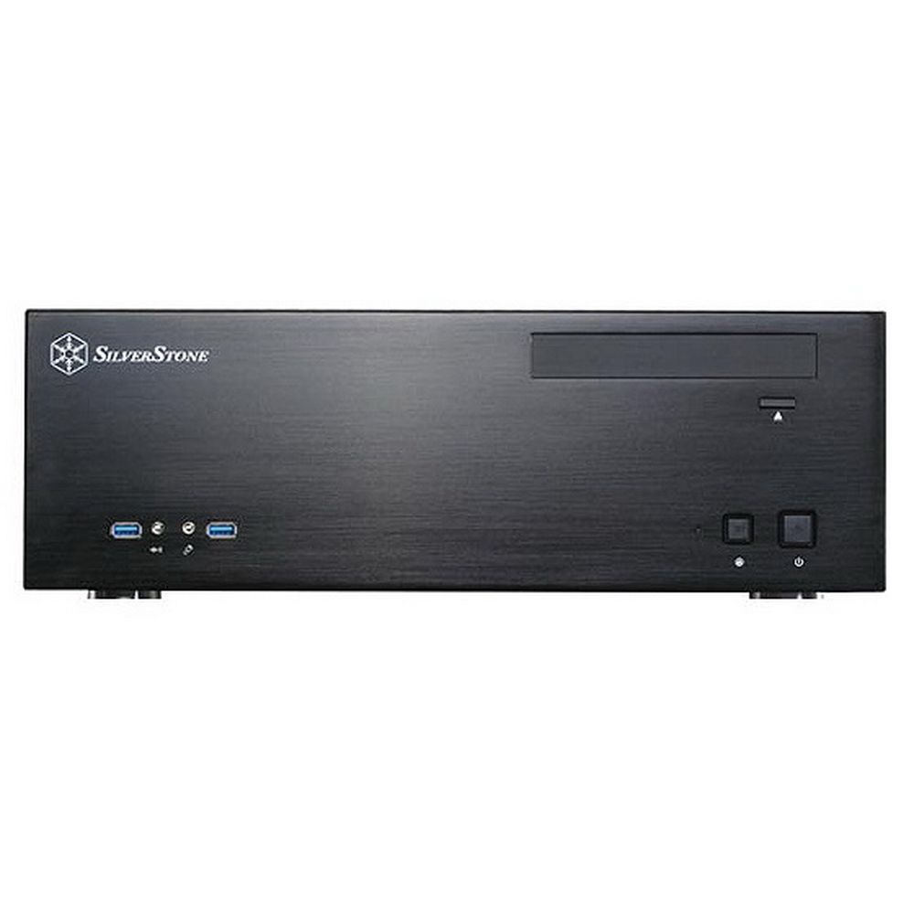 Корпус Silverstone SST-GD04B USB 3.0 Grandia HTPC Micro ATX Computer Case, Silent High Airflow Performance, black (968783)