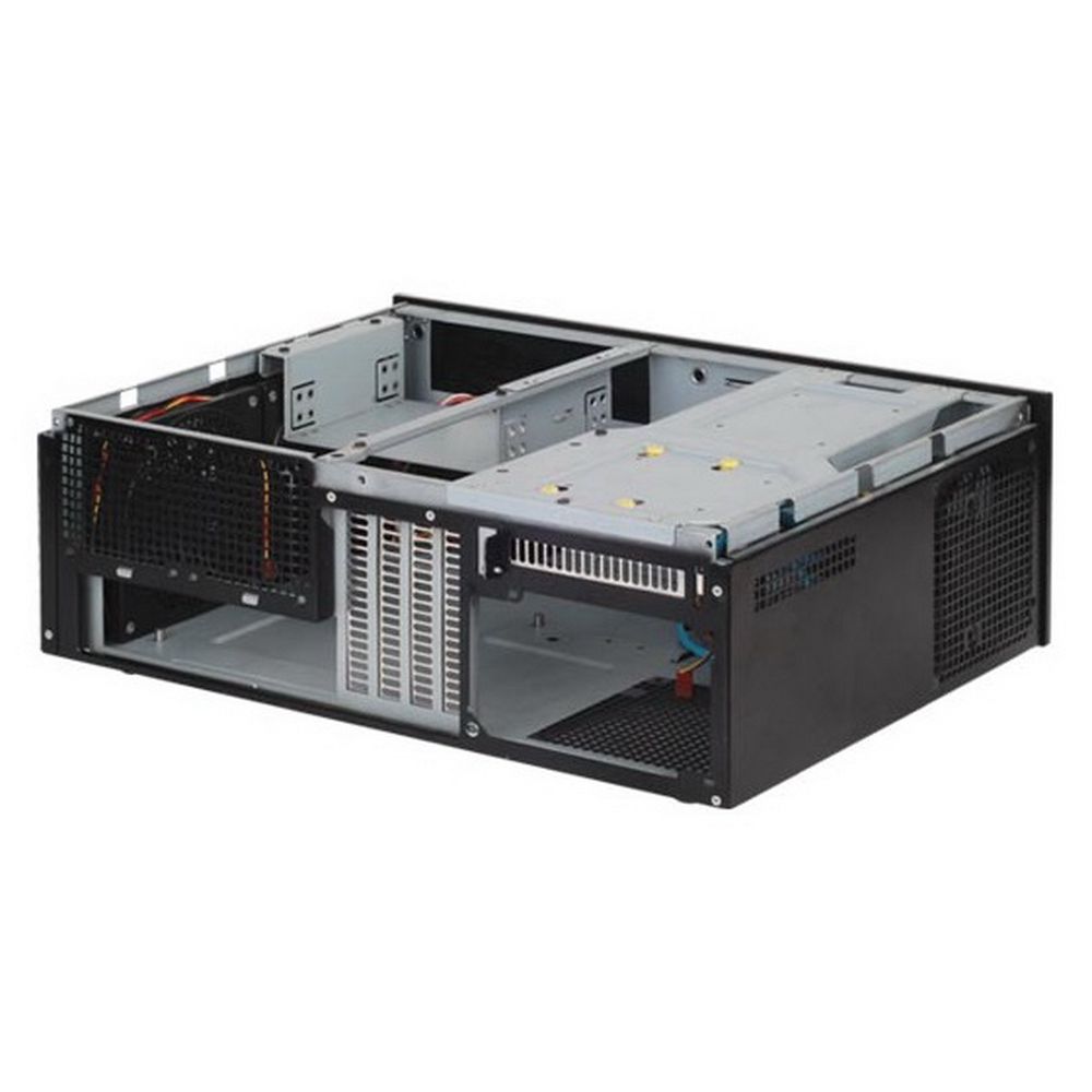 Корпус Silverstone SST-GD04B USB 3.0 Grandia HTPC Micro ATX Computer Case, Silent High Airflow Performance, black (968783)