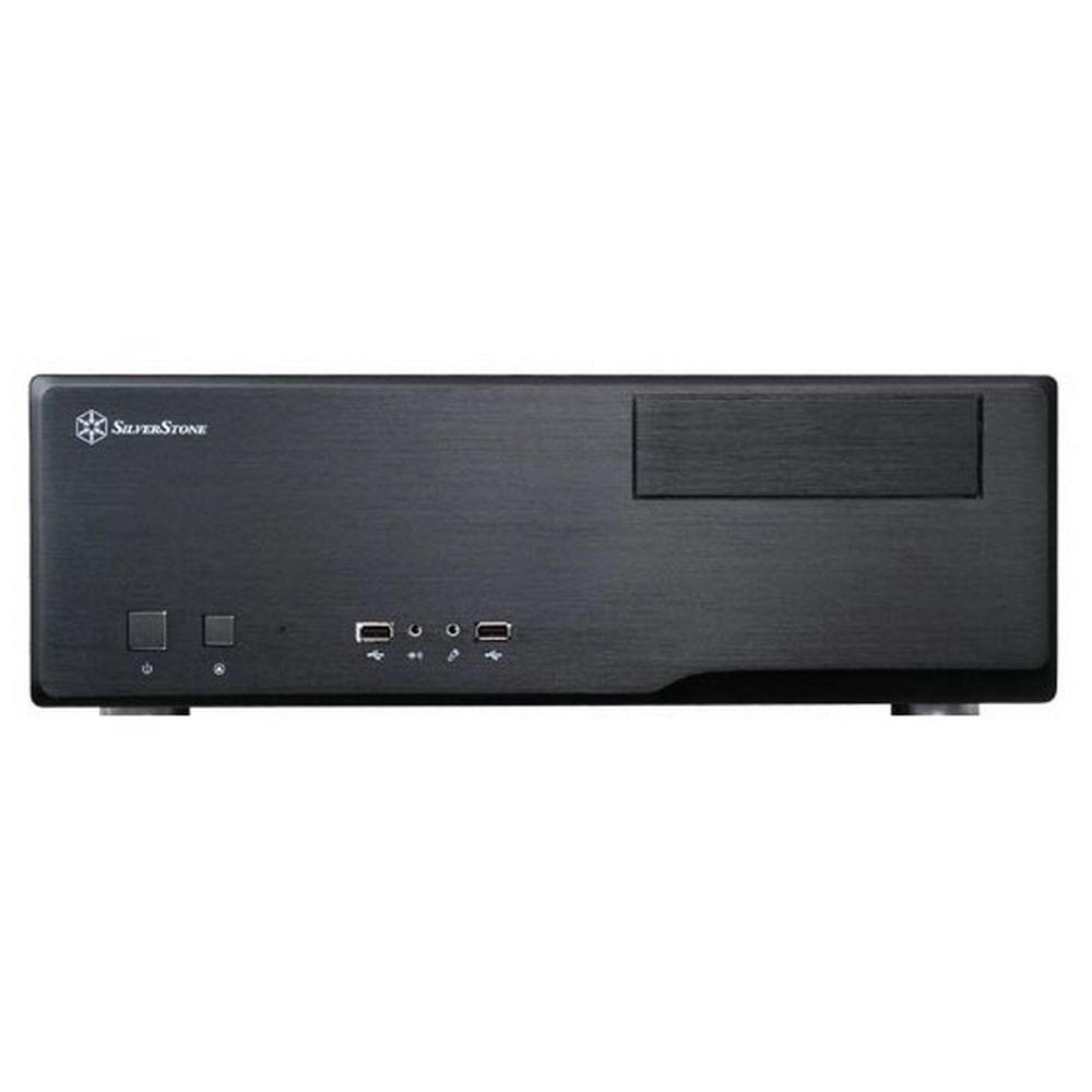Корпус Silverstone SST-GD05B-USB3.0 USB 3.0 Grandia HTPC Micro ATX Computer Case, Silent High Airflow Performance, black