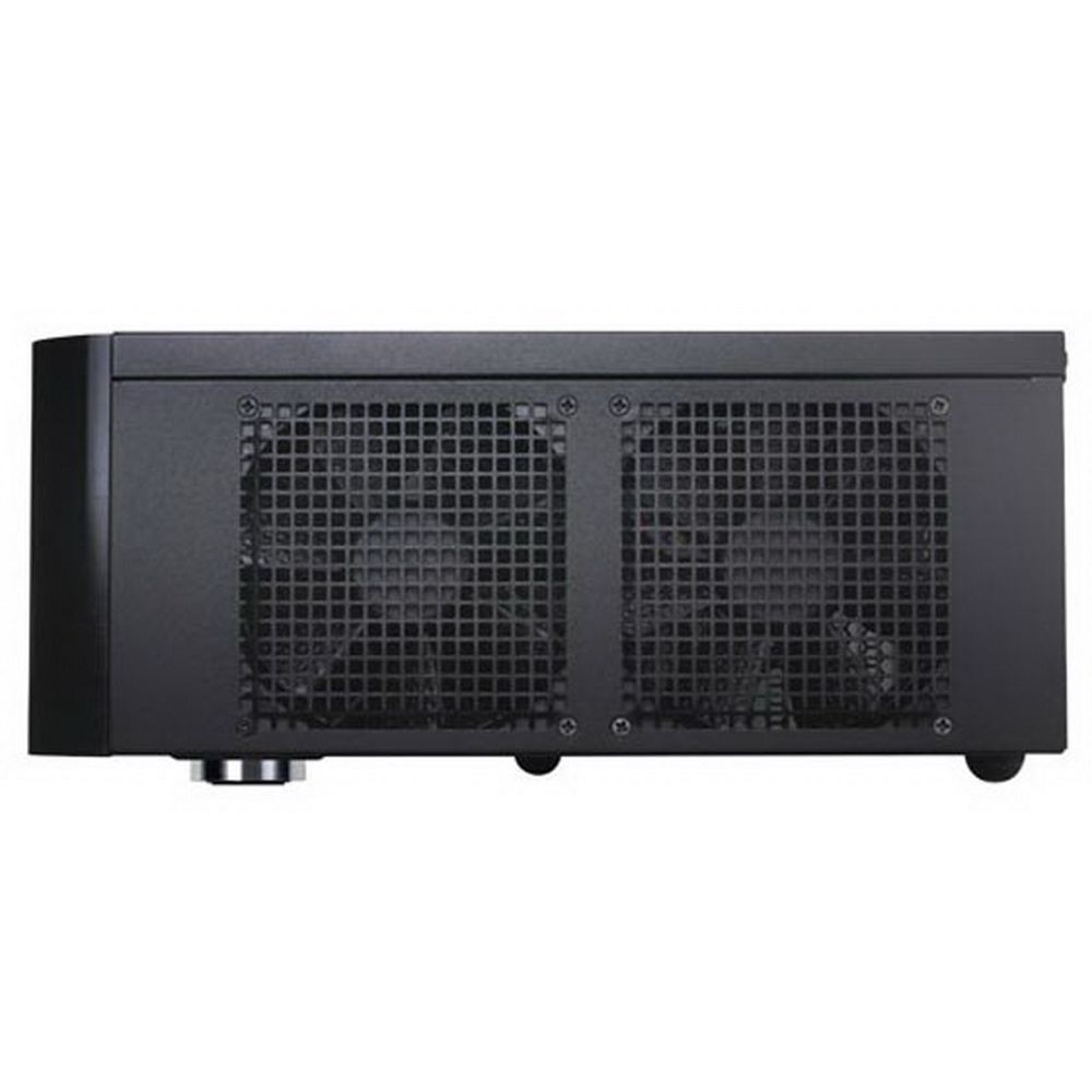 Корпус Silverstone SST-GD06B Grandia HTPC Micro ATX Computer Case, Silent High Airflow Performance, 2x 3.5 Inch Hot Swap Drive Bay, lockable, black