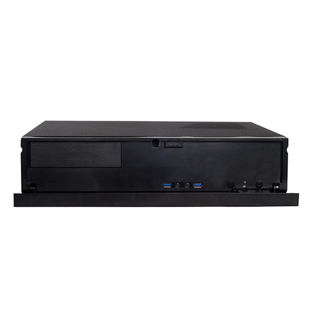 Корпус Silverstone SST-ML04B ML04B (USB 3.0) Milo Slim HTPC Micro ATX Silent Computer Case, lockable, black