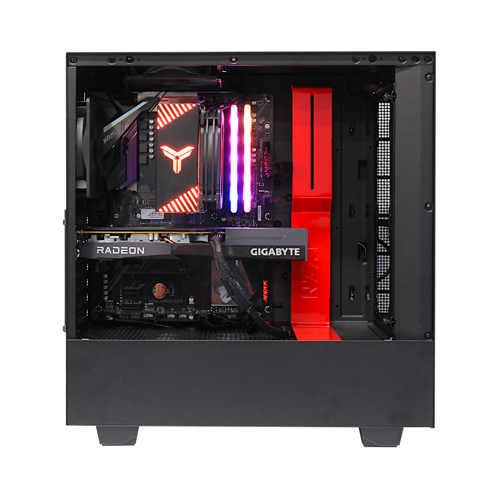 Компьютер Raskat Игровой компьютер Raskat Strike 520 (AMD Ryzen 5 5600X, RAM 16Gb, SSD NVMe 240Gb, HDD 1Tb, AMD RX6600 8Gb, no OS) (555194)