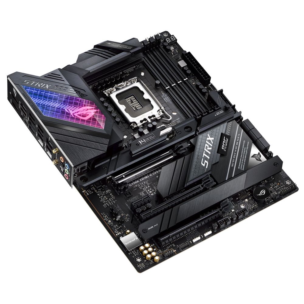 Материнская плата ASUS ROG STRIX Z690-E GAMING WIFI LGA1700 ATX 4xDDR5 3xPCIEx16 PCIEx1 3xM.2 2xUSB-C DP HDMI 2.5GLAN Wi-Fi 6E {5} (494638)