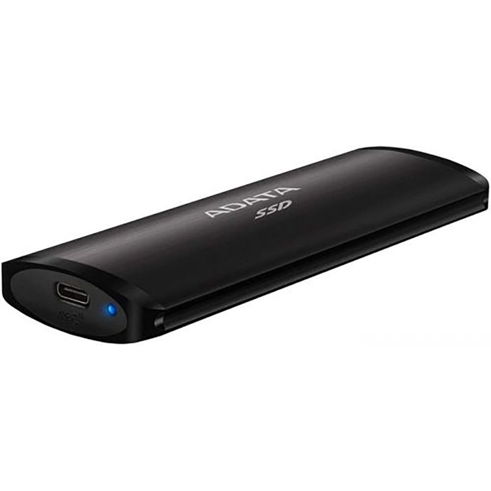 Твердотельный накопитель SSD ADATA SE760 Black External ASE760-2TU32G2-CBK 2TB 1.8" USB 3.2 Gen 2 Type-C, USB 3.2 Type-C to C cable,USB 3.2 Type-C to A cable, Quick Start Guide, RTL