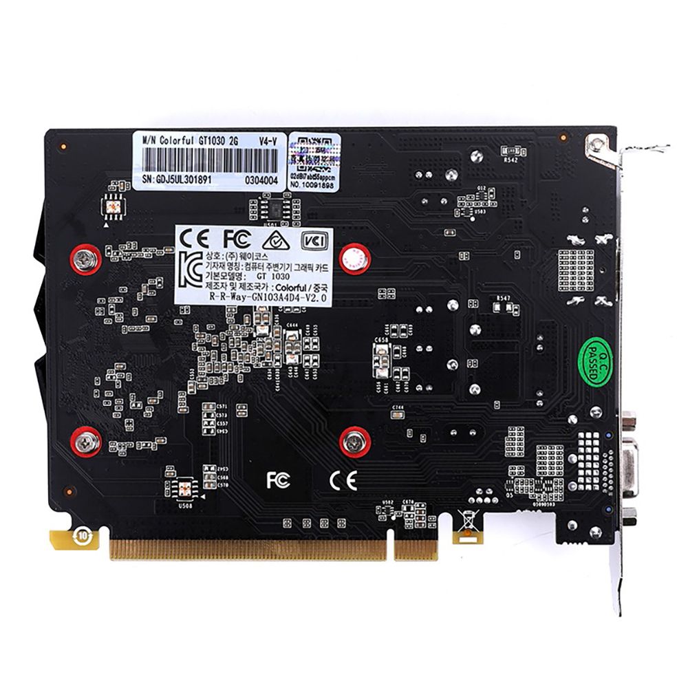 Видеокарта Colorful GT1030 V 4GB GDDR4 64bit VGA HDMI 1FAN Mini-ITX {20} (596127)