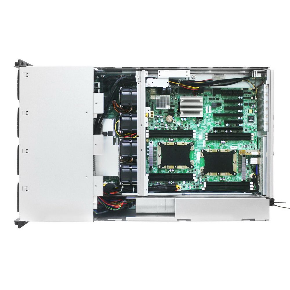 Платформа системного блока AIC HA401-VG_XP1-A401VG01 A401VG01 4U 24-bay storage server, 24x SATA/SAS hotswap 3.5"/2.5" universal bay, 2x canister, 4x 9mm 2.5" nternal bay, 12G expander board with 2x SFF-8643, 2xSFF-8644, 1300W 1+1 redundant power supply, 4x 6056 fans,2U heatsink