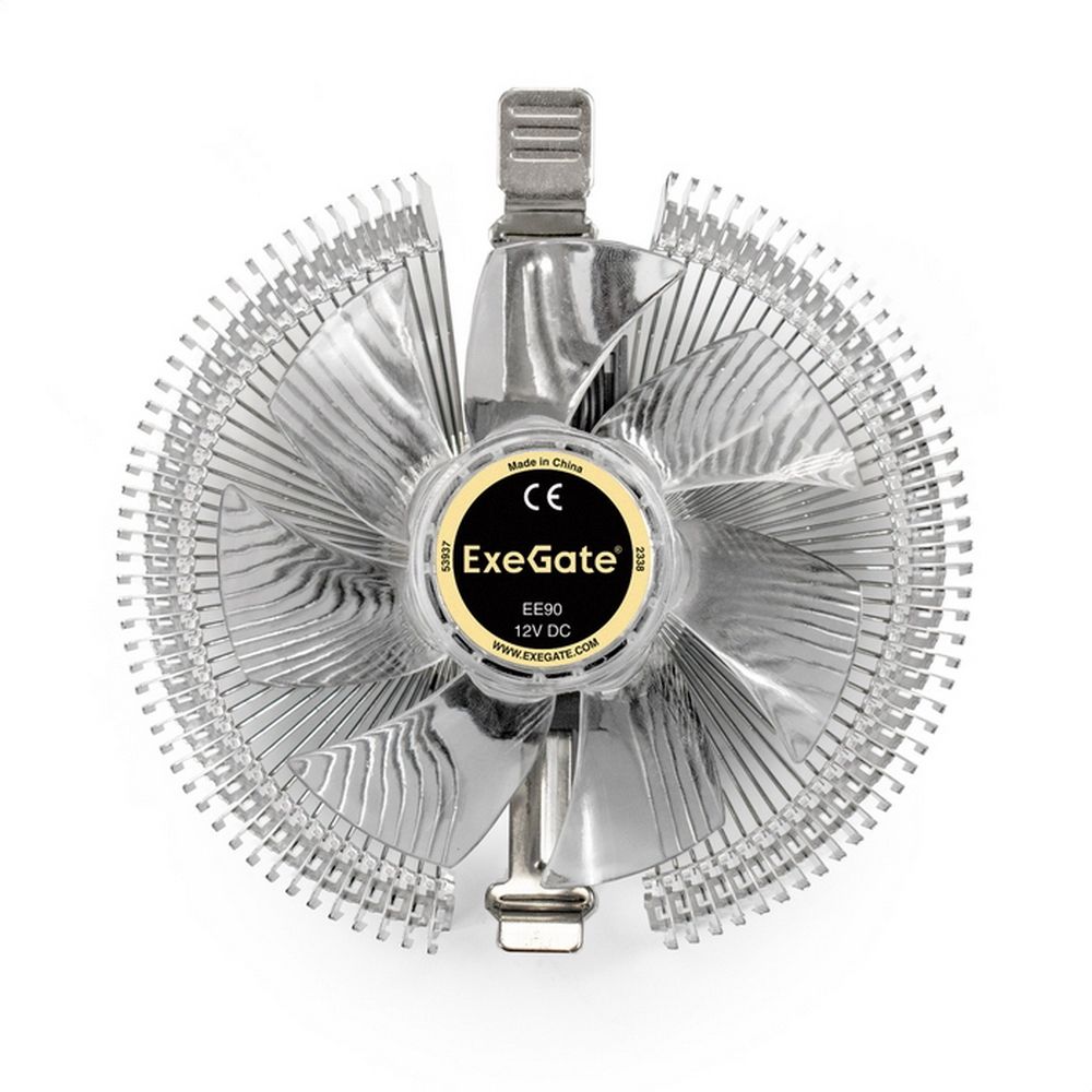 Вентилятор Exegate Кулер ExeGate EE90, Al, all sockets, TDP 75W, Hydro bearing, 3pin, 22db (123502) {60}