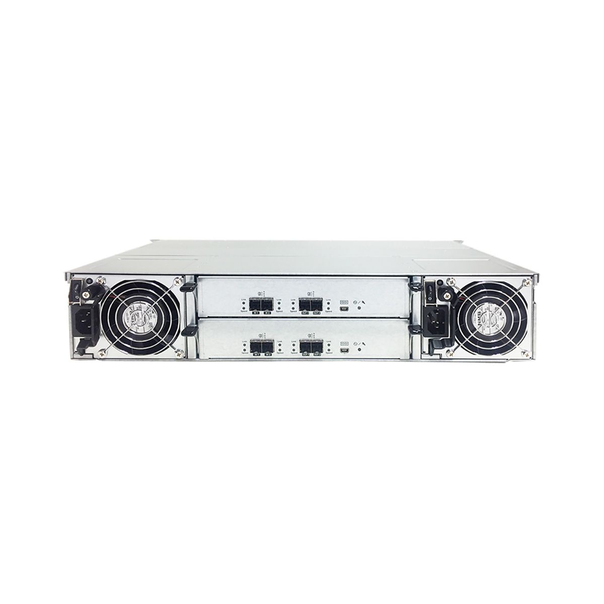 Платформа СХД Infortrend EonStor JB3025RBA0-8U32 Expansion Enclosure JB3025B (2U, Dual Redundant Controller, 25x2.5 trays, 8x SAS ports 12Gbps, 2xFAN module, 2x460W, 2x cables 50cm SFF8644 to SFF8644, Rackmount kit) (900372)