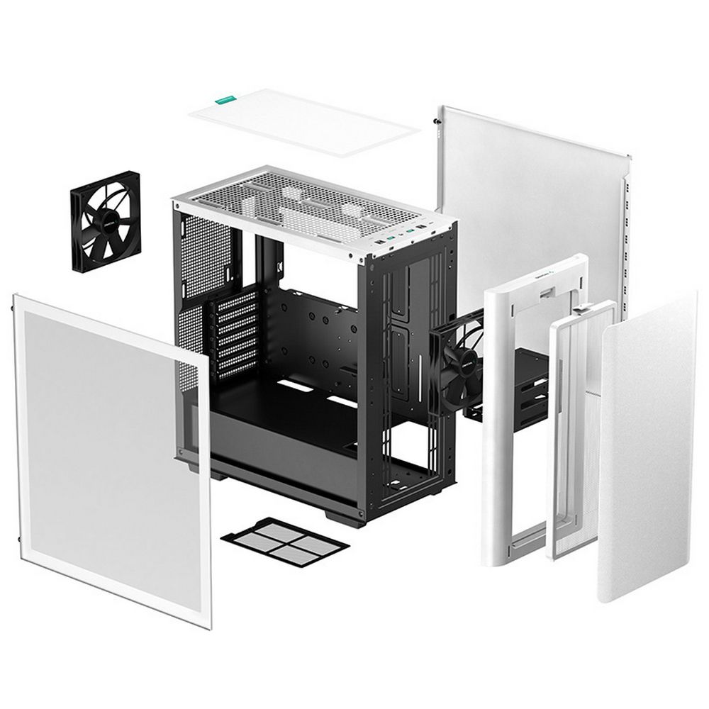 Корпус Deepcool CK500 WH Middle Tower, TG White (714859) E-ATX, CPU Height 175mm, VGA max 380mm, USB Type-C x 1, «USB 3.0 x 2, Combo Jack x 1, int. 3.5» x 2 , 2.5» x 2, Ext. 5.25» x 0, 3.5» x 0 (714859)»
