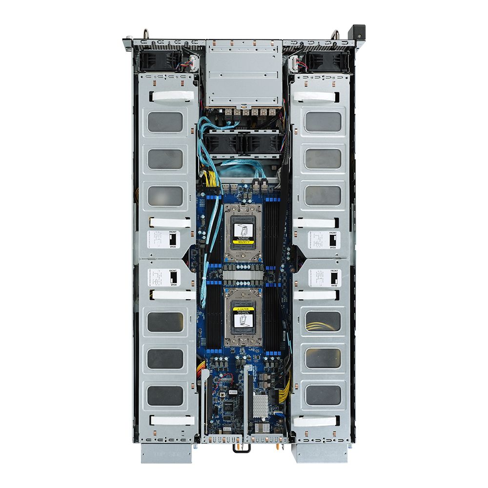 Платформа системного блока Gigabyte G292-Z44 (rev. A00) HPC Server - 2U DP 8 x Gen4 GPU Server, Supports up to 8 x double slot GPU cards, Dual AMD EPYC™ 7003 series processor family, 8-Channel RDIMM/LRDIMM DDR4 per processor, total 16 x DIMMs, 6NG292Z44MR-00-A00 (600549)