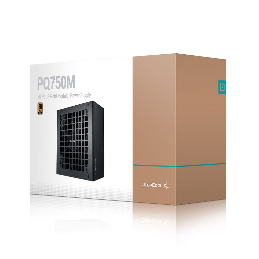 Блок питания Deepcool PQ750M 750w, 80 Plus Gold, полностью модульный (701828)