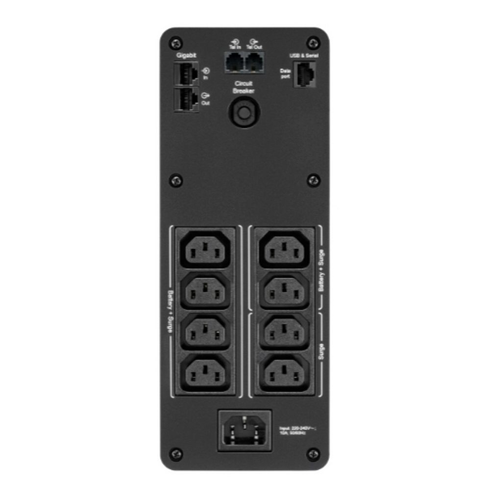 Источник бесперебойного питания APC ИБП APC Back-UPS Pro BR1600SI Line-interective 960W/1600VA черный (346920)