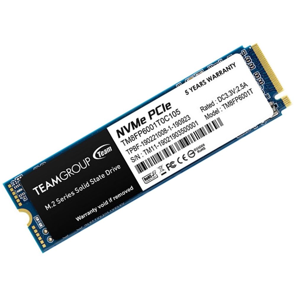 Твердотельный накопитель SSD TEAM GROUP MP33 M.2 2280 TM8FP6256G0C101 256GB Client SSD PCIe Gen3x4 with NVMe, 1600/1000, IOPS 160/200K, MTBF 1.5M, 3D NAND, 150TBW, 0,32DWPD, RTL (048096)