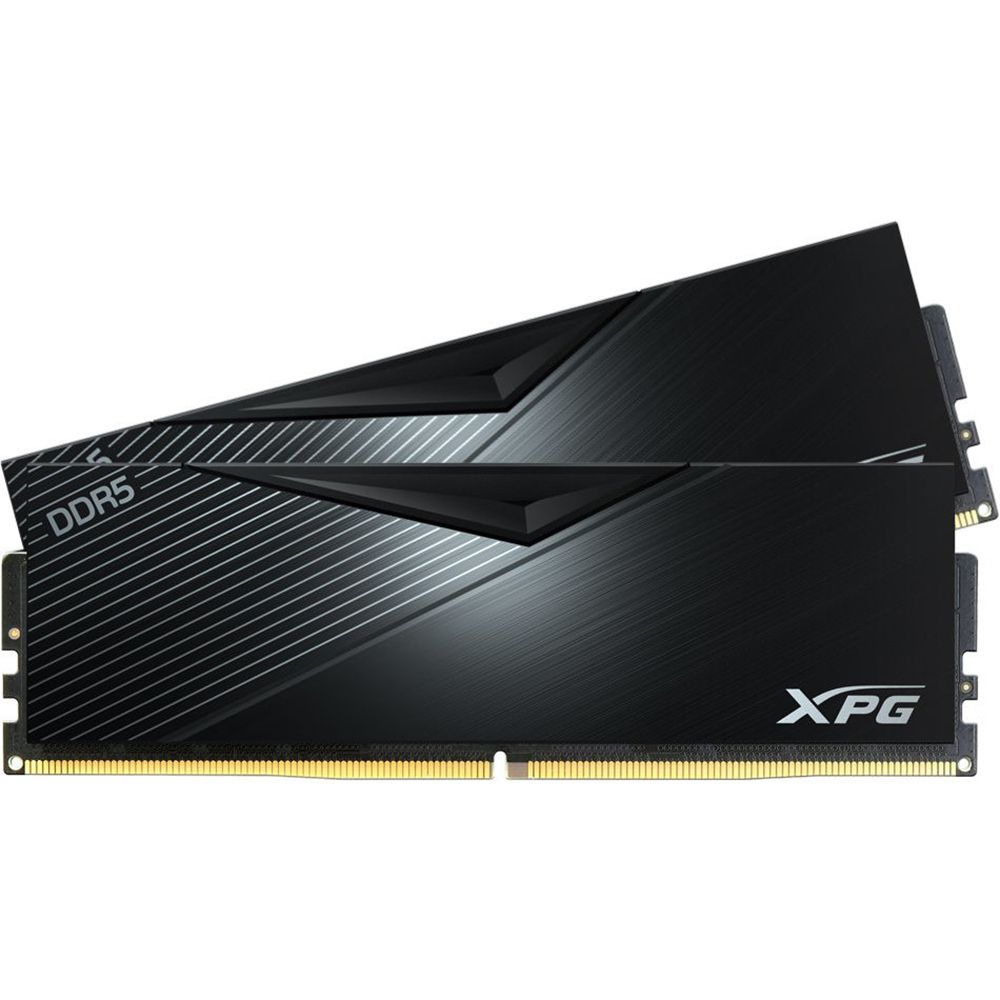 Комплект модулей памяти ADATA 32GB DDR5 5200 DIMM XPG Lancer Black RGB Gaming Memory AX5U5200C3816G-DCLARBK Non-ECC, CL38, AX5U5200C3816G-DCLARBK 1.25V, Heat Shield, Kit (2x16GB), RTL (936776)