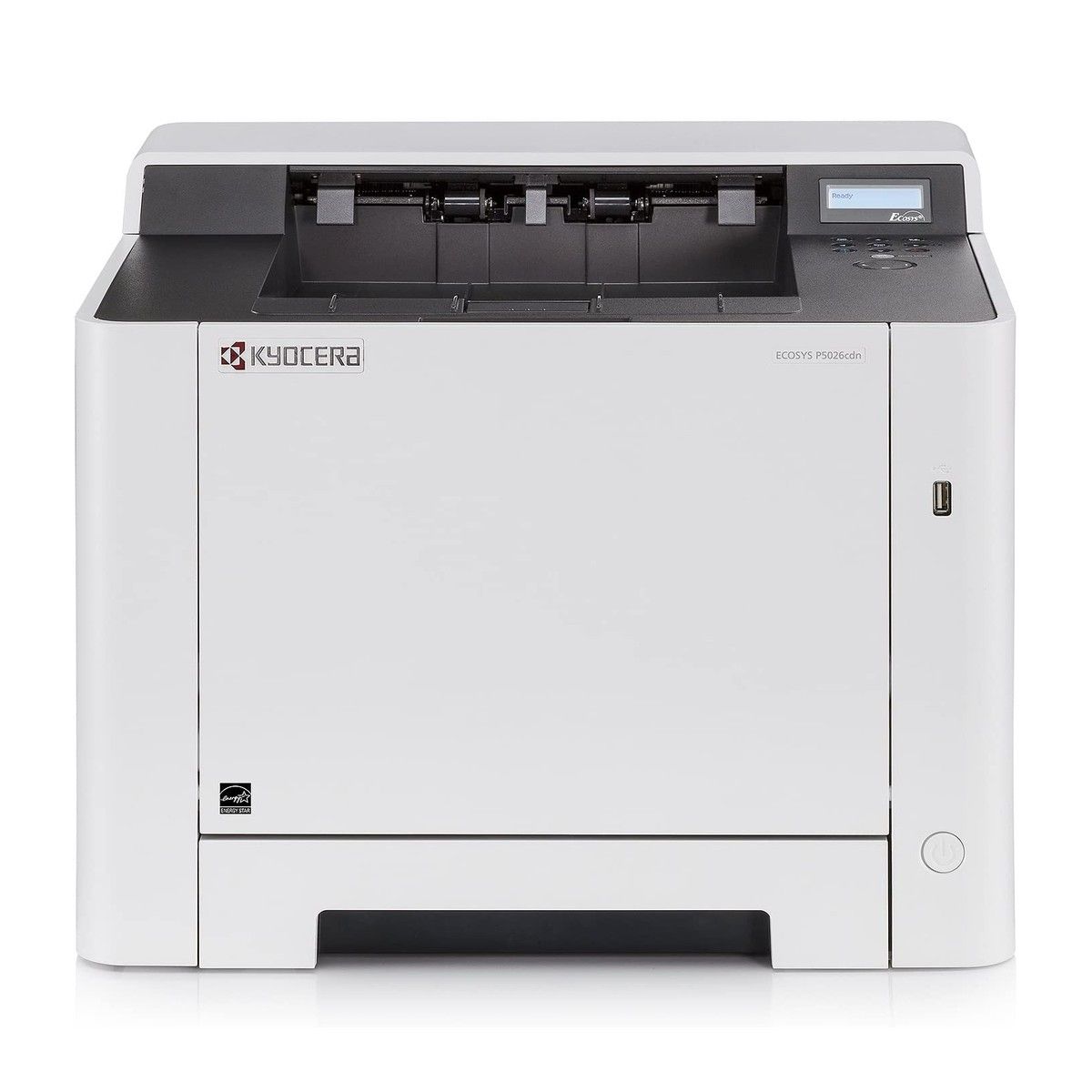 Принтер Kyocera P5026cdn (Принтер цветной лазерный, A4, 26 стр/мин, 1200x1200 dpi, 512 Мб, USB 2.0, Network, лоток 250 л., Duplex, старт.тонер 1200 стр.)