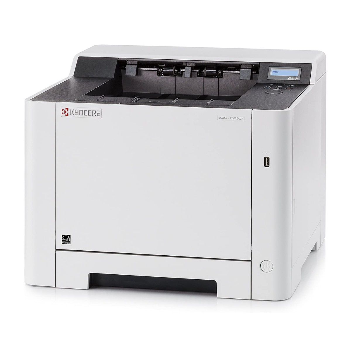 Принтер Kyocera P5026cdn (Принтер цветной лазерный, A4, 26 стр/мин, 1200x1200 dpi, 512 Мб, USB 2.0, Network, лоток 250 л., Duplex, старт.тонер 1200 стр.)