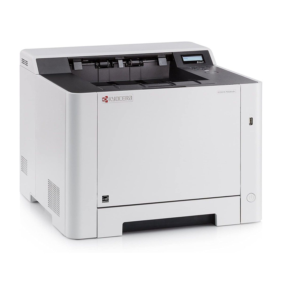 Принтер Kyocera P5026cdn (Принтер цветной лазерный, A4, 26 стр/мин, 1200x1200 dpi, 512 Мб, USB 2.0, Network, лоток 250 л., Duplex, старт.тонер 1200 стр.)