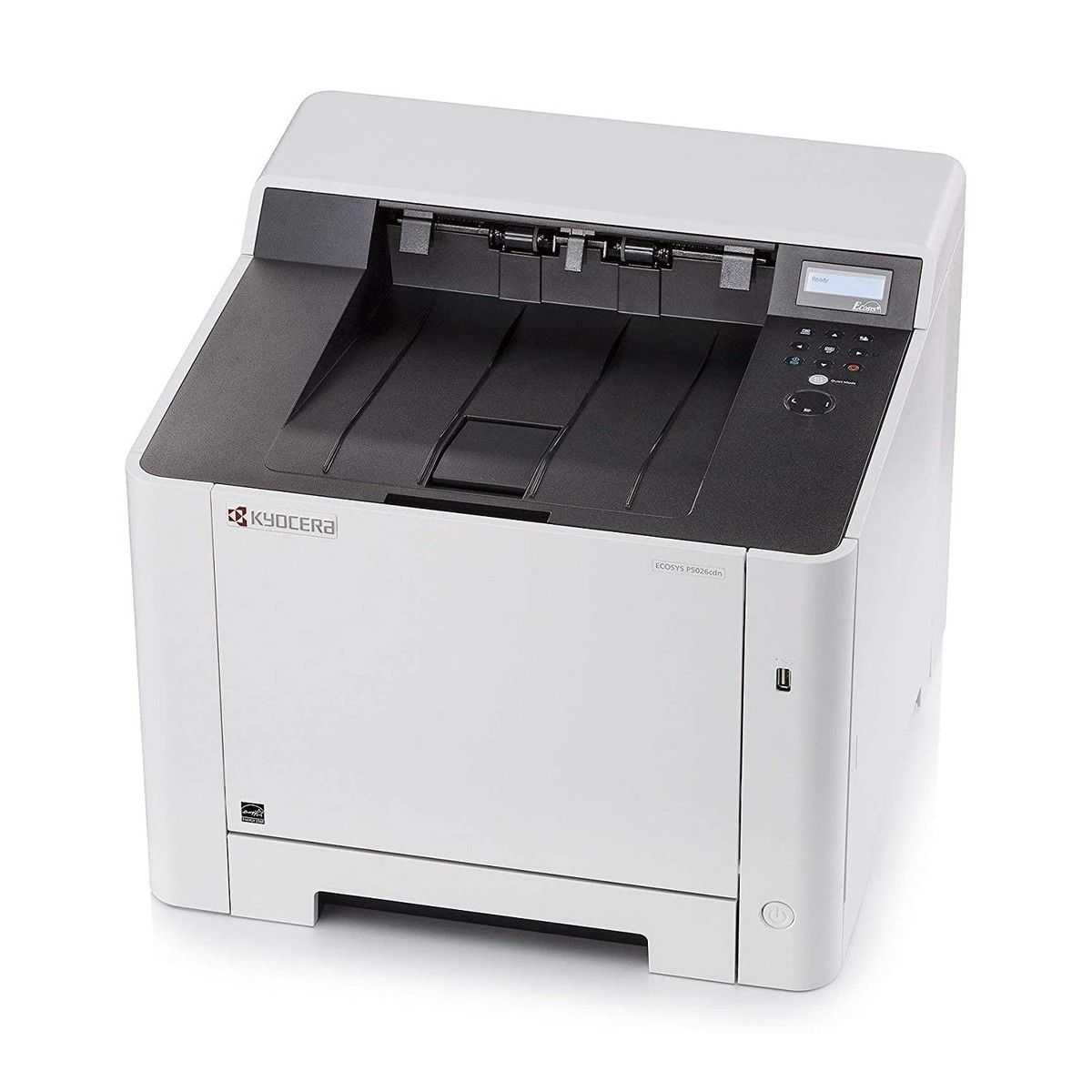 Принтер Kyocera P5026cdn (Принтер цветной лазерный, A4, 26 стр/мин, 1200x1200 dpi, 512 Мб, USB 2.0, Network, лоток 250 л., Duplex, старт.тонер 1200 стр.)