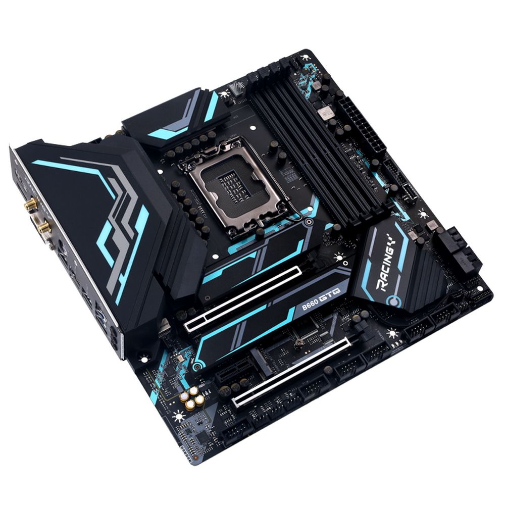 Материнская плата BIOSTAR B660GTQ, Socket 1700, Intel®B660, 4xDDR4-3200, DVI-D+HDMI+DP, 2xPCI-Ex16, 1xPCI-Ex1, 4xSATA3(RAID 0/1/5/10), 2xM.2, 8Ch Audio, 1x2.5 GLan, WiFi, (2+4)xUSB2.0, (5+2)xUSB3.2, (1+1)xUSB3.2 Type-C™, 1xPS/2, mATX, RTL {} (685680)