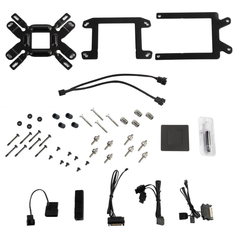 Жидкостная система охлаждения Silverstone SST-IG240P-ARGB 240mm high-performance ARGB AIO liquid cooler with 2x120mm ARGB fan,Compatible with Intel LGA 115X/1366/1200/2011/2066 and AMD sTRX4/TR4/AM4/AM3/AM2/FM2/FM1 sockets (811192) {6}