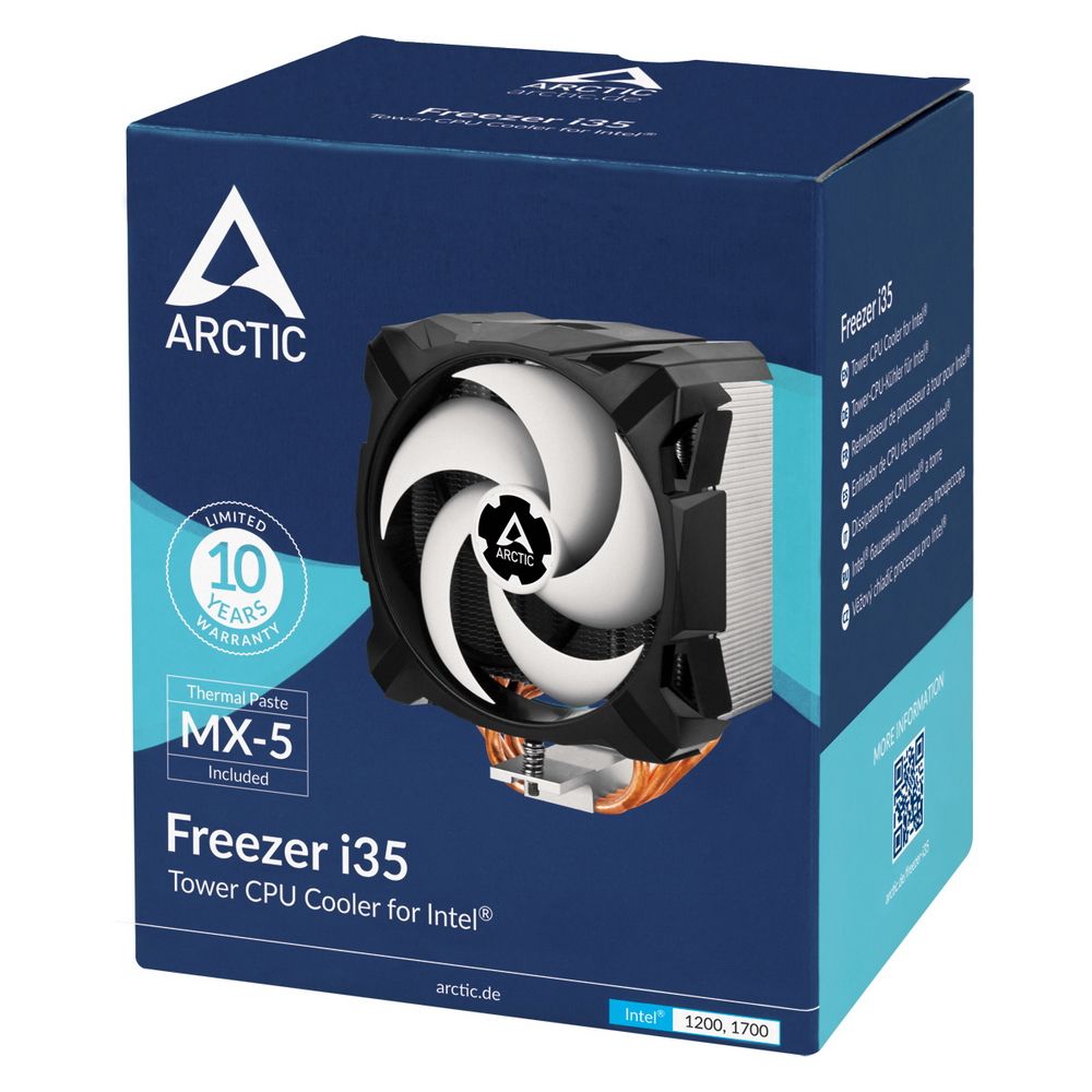 Вентилятор Arctic Cooling Вентилятор для процессора Arctic Freezer i35 Retail (Intel Socket 1200, 115x,1700) (ACFRE00094A) (703697) {16}