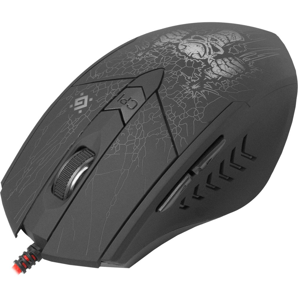 Мышь проводная игровая Defender Doom Fighter GM-260L оптика,6кнопок,800-3200dpi (522601)