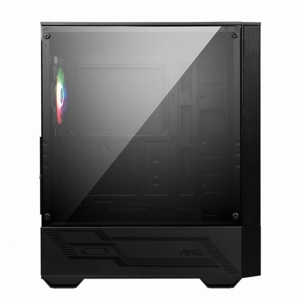 Корпус MSI MAG FORGE 111R Mid-Tower, ATX, 2xUSB 3.2, Audio I/O, 1x120mm ARGB Fan, 6-ch Light controller, Front metal MESH, Up to 330mm GPU, Tempered Glass (883348)