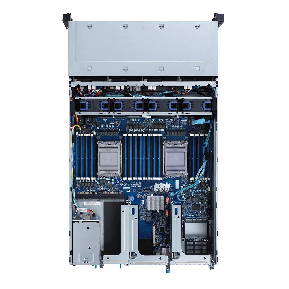 Платформа системного блока Gigabyte R282-3C1 2U, 2x LGA4189, 32x DIMM DDR4, 12x 3.5" SAS/SATA with expander 4x NVME Gen4, 2x 2.5" SATA/SAS in rear side, 2x 1Gb/s Intel I350-AM2, 3x PCIE Gen 4 x16, 4x PCIE Gen 4 x8, 1x OCP 3.0 x16, 1x OCP 2.0 x8, AST2600, 2x 1600W (600112)