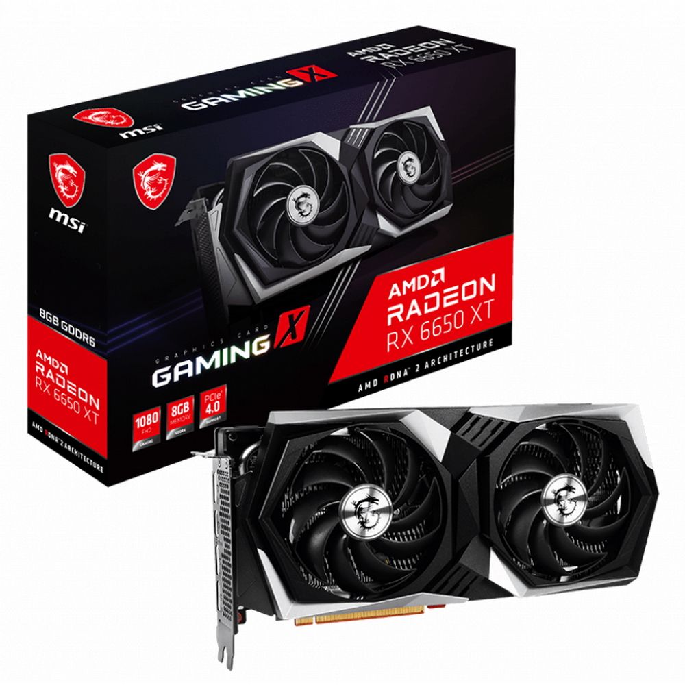 Видеокарта MSI RX6650XT GAMING X 8G GDDR6 128bit HDMI 3xDP RTL (965433) {10}