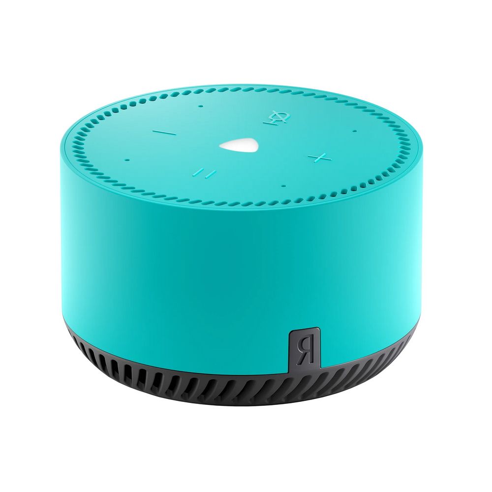 Умная колонка Яндекс Акустическая система Yandex YNDX-00025, Яндекс.Станция Лайт, зеленая (умная колонка с голосовым помощником) YNDX-00025 Green {24}